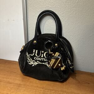Vintage Juicy Couture Mini Bowler Bag Purse American Princess Handbag Y2K RARE